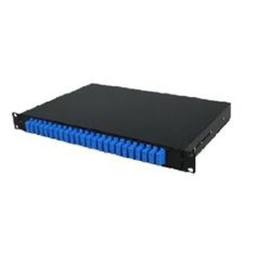 AMP Fiber Optic Rack Mount Patch Enclosure, 1U, Duplex SC, 12-Fiber, MM