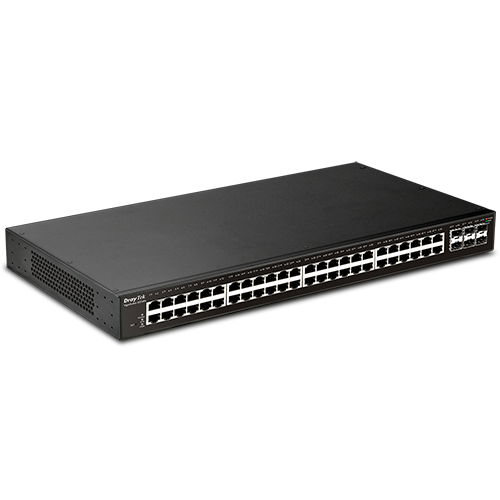 Switch 48 Port Gigabit L2 6 slot SFP 10Gb Draytek Vigorswitch G2540XS