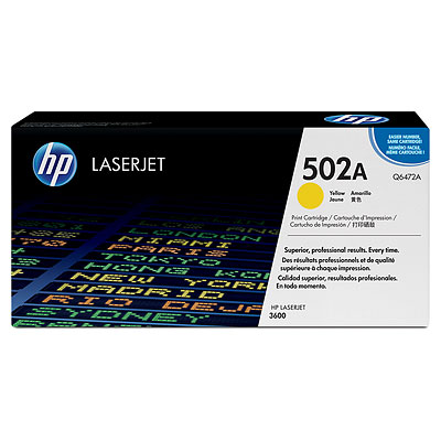 Mực in HP 502A Yellow LaserJet Toner Cartridge (Q6472A)