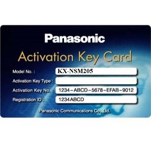 KX-NSU205 Activation key mở rộng tính năng 05 user sử dụng email