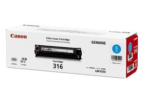 muc in canon 316 cyan toner cartridge