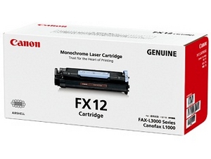 muc fax canon fx 12 black toner cartrdge