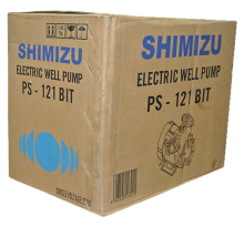 Máy bơm nước Shimizu PS-121 BIT không tự động, đẩy cao, giếng cạn