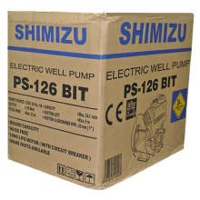 Máy bơm nước Shimizu PS-126 BIT không tự động, đẩy cao, giếng cạn