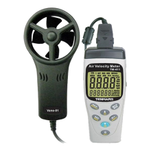 Máy đo tốc độ gió lưu lượng nhiệt độ độ ẩm Tenmars TM-403