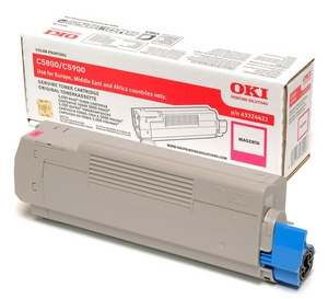 muc in oki c5800 magenta toner cartridge